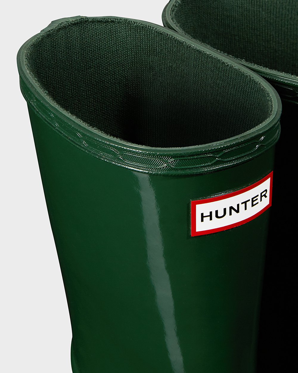 Galochas Hunter Criança Verdes - Original First Classic Gloss - 40PKMDXSB